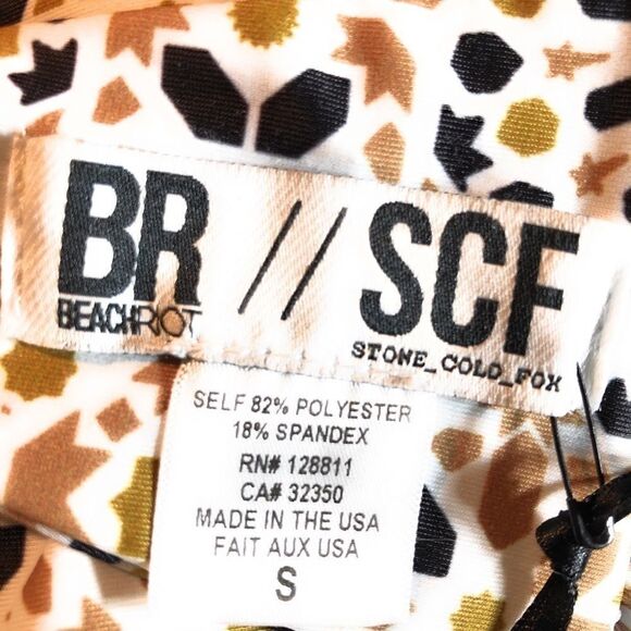 Beach Riot Stone Cold Fox Peony Bandeau nwt - Picture 7 of 8